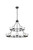 Elegant Lighting - 5100L236BK - 15 Light Chandelier - Cadence - Black and Clear