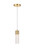 Elegant Lighting - 5200D4G - LED Pendant - Constellation - Gold