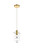 Hana LED Pendant (5202D6G)