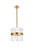 Elegant Lighting - 6200D12SG - Six Light Pendant - Serephina - satin gold