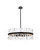 Elegant Lighting - 6200D32BK - 16 Light Chandelier - Serephina - black
