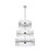 Elegant Lighting - 6200G36L3C - 46 Light Chandelier - Serephina - Chrome