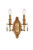 Elegant Lighting - 9202W9FG-GT/RC - Two Light Wall Sconce - Rosalia - French Gold