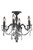 Elegant Lighting - 9204F17DB/RC - Four Light Flush Mount - Rosalia - Dark Bronze