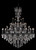 Elegant Lighting - 9245G54DB/RC - 45 Light Chandelier - Rosalia - Dark Bronze