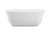 Elegant Lighting - BT10259GW-WHT - Soaking Bathtub - Coralie - Glossy White