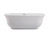 Elegant Lighting - BT10267GW - Bathtub - Coralie - glossy white