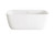 Elegant Lighting - BT10559GW-BGD - Soaking Bathtub - Calum - Glossy White