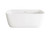 Elegant Lighting - BT10559GW-WHT - Soaking Bathtub - Calum - Glossy White