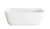 Elegant Lighting - BT10567GW-BNK - Soaking Bathtub - Calum - Glossy White