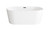 Elegant Lighting - BT30159GW-MBK - Bathtub - Springfield - Glossy White