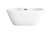 Elegant Lighting - BT30559GW-MBK - Bathtub - Landon - Glossy White