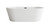 Elegant Lighting - BT30767GW-MBK - Bathtub - Bryant - Glossy White