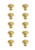 Elegant Lighting - KB2005-GD-10PK - Knob Multipack (Set of 10) - Logyn - Brushed Gold