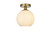 Elegant Lighting - LD2205SG - One Light Flush Mount - Baxter - Satin Gold and Frosted white