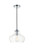 Elegant Lighting - LD2246C - One Light Pendant - DESTRY - Chrome and Clear