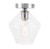 Elegant Lighting - LD2254C - One Light Flush Mount - Gene - Chrome and Clear glass