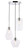 Elegant Lighting - LD2268C - Three Light Pendant - Gene - Chrome and Clear glass