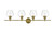 Elegant Lighting - LD2320SG - Four Light Wall Sconce - Gene - Satin Gold