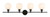 Elegant Lighting - LD2323BK - Four Light Wall Sconce - Collier - Black and Frosted white glass