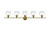 Elegant Lighting - LD2326SG - Five Light Wall Sconce - Collier - Satin Gold