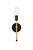 Elegant Lighting - LD2356BKR - One Light Wall Sconce - Keely - Black and Brass