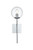 Elegant Lighting - LD2359C - One Light Wall Sconce - Neri - Chrome and Clear