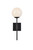 Elegant Lighting - LD2360BK - One Light Wall Sconce - Neri - Black and White