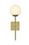 Elegant Lighting - LD2360SG - One Light Wall Sconce - Neri - Satin Gold and White