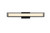 Elegant Lighting - LD301W24BK - LED Wall Sconce - Aden - Black