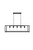 Elegant Lighting - LD4063D38BK - Five Light Pendant - Resolute - black