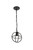 Elegant Lighting - LD4067D8DB - One Light Pendant - Octavia - Dark Brown