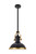 Elegant Lighting - LD5001D13BRB - One Light Pendant - Eamon - Matte black