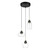 George Kovacs - P5463-884-L - LED Pendant - Arabesque - Coal And Brushed Gold