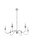 Rohan Six Lights Chandelier (LD5006D36PN)