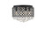 Elegant Lighting - LD5010F13MB - Four Light Flush Mount - Tully - Matte Black and Clear