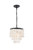 Elegant Lighting - LD5050D10BK - One Light Pendant - Selene - Black and White