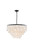 Elegant Lighting - LD5050D24BK - Six Light Pendant - Selene - Black and White