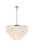 Elegant Lighting - LD5050D24C - Six Light Pendant - Selene - Chrome and White