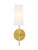 Elegant Lighting - LD6004W5BR - One Light Wall Sconce - Mel - Brass and White shade