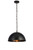 Elegant Lighting - LD6013D15BK - One Light Pendant - Merce - Vintage Black