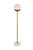 Elegant Lighting - LD6150BR - One Light Floor Lamp - Eclipse - Brass and frosted white