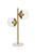 Elegant Lighting - LD6157BR - Two Light Table Lamp - Eclipse - Brass and Clear