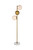 Elegant Lighting - LD6162BR - Three Light Floor Lamp - Eclipse - Brass and frosted white