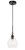 Elegant Lighting - LD6201BK - One Light Pendant - Pierce - Black