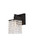 Elegant Lighting - LD7006BK - One Light Bath - Phineas - Black and Clear