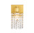 Elegant Lighting - LD7006BR - One Light Wall Sconce - Phineas - Brass and Clear Crystals