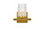 Elegant Lighting - LD7025W7BR - One Light Bath - Cassie - Brass and Clear Shade