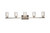 Elegant Lighting - LD7029W41SN - Five Light Bath - Cassie - satin nickel and Clear Shade