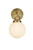 Elegant Lighting - LD7030W8SG - One Light Wall Sconce - Hanson - Satin Gold and Opal White